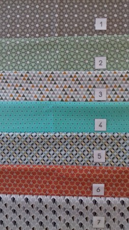 Choix des couleurs 01 à 07